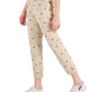Tommy Hilfiger Women's Th Flex Hampton Logo Print Chino Pants Brown Size 10