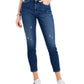 Tommy Hilfiger Women's Curvy Fit Distressed Skinny Ankle Jeans Blue Size 14