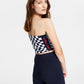 Tommy Jeans Women's Speedway Bandeau White Size Small