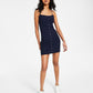 Tommy Jeans Women's Ribbed Sleeveless Dress Blue Size Large