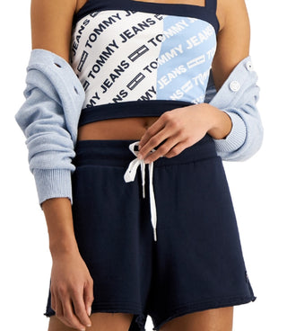 Tommy Jeans Women's Skeleton Logo Bra Top Blue Size Medium