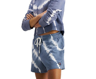 Tommy Jeans Women's Tie Dyed Sweatshirt Blue Size Small