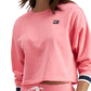 Tommy Jeans Women's Oversized Cropped Sweatshirt Pink Size Medium
