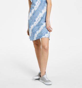 Tommy Jeans Women's Tie Dye Logo Strap Dress Blue Size Medium