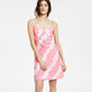 Tommy Jeans Women's Tie Dye Logo Strap Dress Pink Size X-Small
