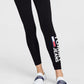 Tommy Jeans Women's Side Logo Print Leggings Black Size Small