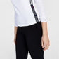 Tommy Jeans Women's Square Neck Logo T-Shirt White Size Large