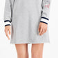 Tommy Jeans Women's Contrast Trim Sweatshirt Dress Gray Size Medium