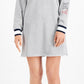 Tommy Jeans Women's Contrast Trim Sweatshirt Dress Gray Size Small