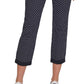 Tommy Hilfiger Women's Dot Print Chino Pants Blue Size 14