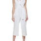 Tommy Hilfiger Women's Sleeveless V Neck Jumpsuit White Size 2