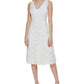 Tommy Hilfiger Women's Retro Daisy Fit & Flare Dress White Size 6