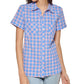 Tommy Hilfiger Women's Camp Shirt Blue Size Large