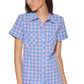 Tommy Hilfiger Women's Camp Shirt Blue Size Large