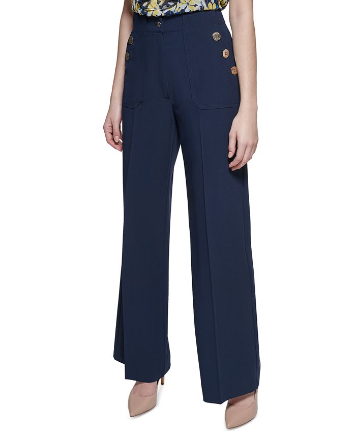 Tommy Hilfiger Women's Sailor Pants Blue Size 16
