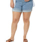 Tommy Hilfiger Women's Th Flex Plus Size 5 Denim Shorts Blue Size 22W