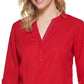 Tommy Hilfiger Women's Striped Cotton Tunic Top Red Size X-Large