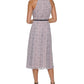 Tommy Hilfiger Women's Printed Belted Midi Dress Pink Size 8