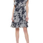 Tommy Hilfiger Women's Floral Print Fit & Flare Dress Blue Size 8