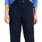 Tommy Hilfiger Women's Cropped Utility Pants Blue Size X-Large