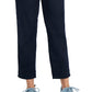 Tommy Hilfiger Women's Solid Cropped Utility Pants Blue Size X Small