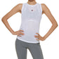 Tommy Hilfiger Women's Sport Mesh Panel Tie Back Top White Size Medium