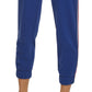 Tommy Hilfiger Women's High Rise Side Stripe Joggers Blue Size Medium