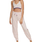Tommy Hilfiger Women's Sport Strappy Logo Band Low Impact Sports Bra Pink Size Small