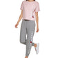 Tommy Hilfiger Women's Cropped Logo T Shirt Pink Size XX Large