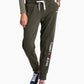 Tommy Jeans Women's Linear Logo Jogger Pants Green Size X-Large