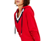 Tommy Jeans Women's Hooded Sweatshirt Dress Red Size Large