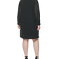 Tommy Hilfiger Women's Scuba Crepe Dress Black Size 22W