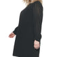 Tommy Hilfiger Women's Scuba Crepe Dress Black Size 22W