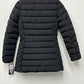 Tommy Hilfiger Women's Faux Fur Trim Hooded Puffer Coat Black Size X-Small