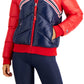 Tommy Hilfiger Women's Sport Colorblocked Puffer Jacket Red Size Small