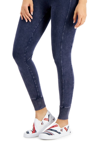 Tommy Hilfiger Women's High Rise Full Length Jeggings Blue Size X Large