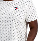 Tommy Hilfiger Women's Embroidered Heart Logo T-Shirt White Size 2X