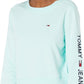 Tommy Jeans Women's Logo Sleeve Sweatshirt Blue Size Medium