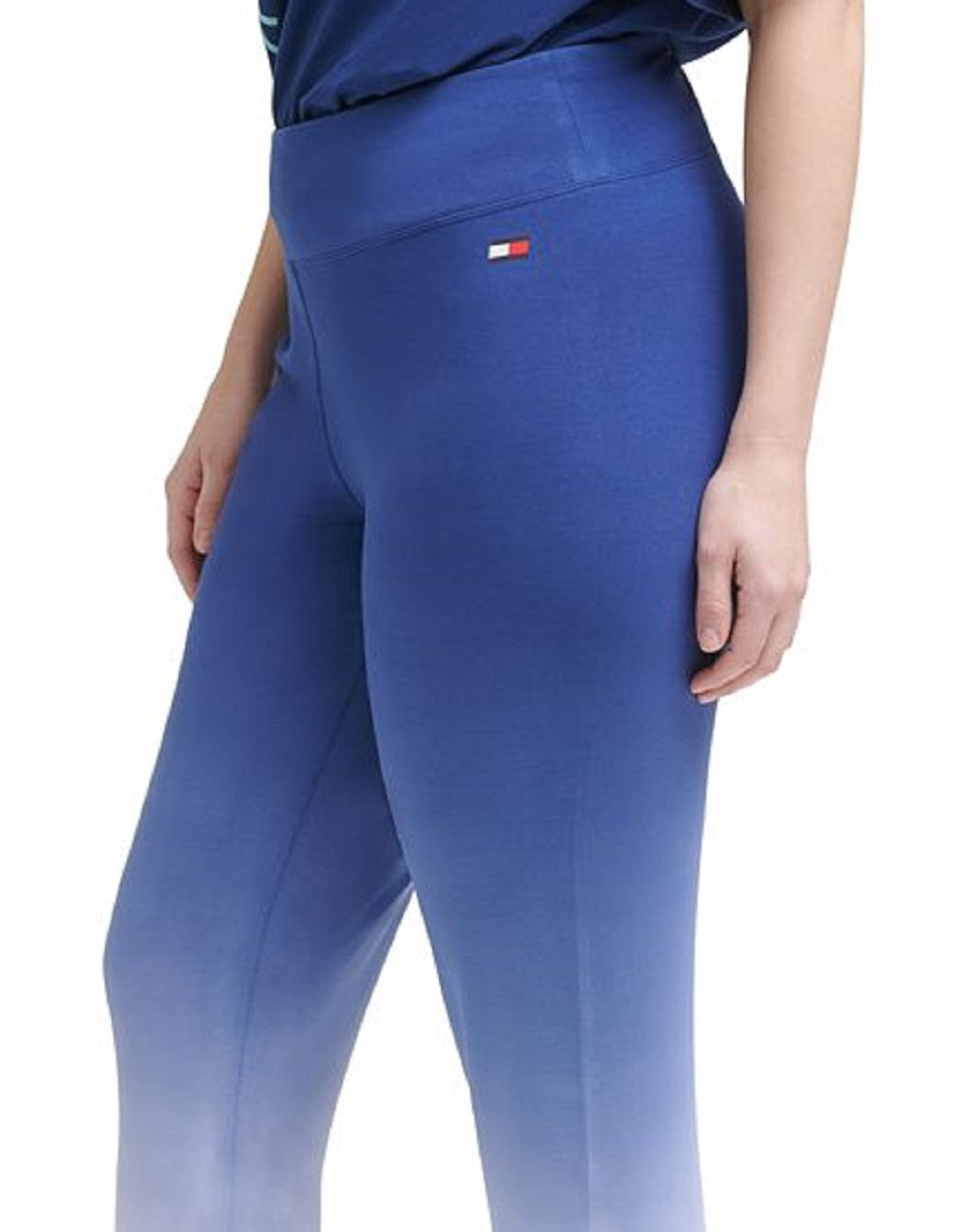 Tommy Hilfiger Women's Dip Dye Leggings Blue Size 2X