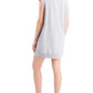 Tommy Jeans Women's Cap Sleeve Logo Dress Gray Size X-Large
