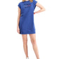 Tommy Jeans Women's Cap Sleeve Logo Dress Blue Size X-Large