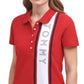 Tommy Hilfiger Women's Logo Polo T-Shirt Red Size Medium
