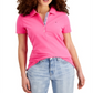 Tommy Hilfiger Women's Polo Shirt Pink Size XS