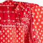 Tommy Jeans Women's Bandana Woven Paisley Dress Shorts Red Size Large