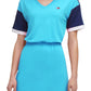 Tommy Hilfiger Women's Colorblocked Dress Blue Size X-Large