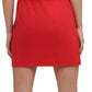 Tommy Hilfiger Women's Stretch Striped Sleeveless Scoop Neck Mini Sheath Dress Red Size Small