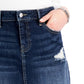 Tommy Jeans Women's Stretch Pocketed Mini A Line Skirt Blue Size 27/4