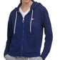 Tommy Hilfiger Women's Sport Waffle Knit Hoodie Blue Size X-Large