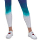 Tommy Hilfiger Women's Sport Ombre Length Leggings Blue Size X-Large