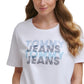 Tommy Jeans Women's Cotton Cropped White Size X-Large